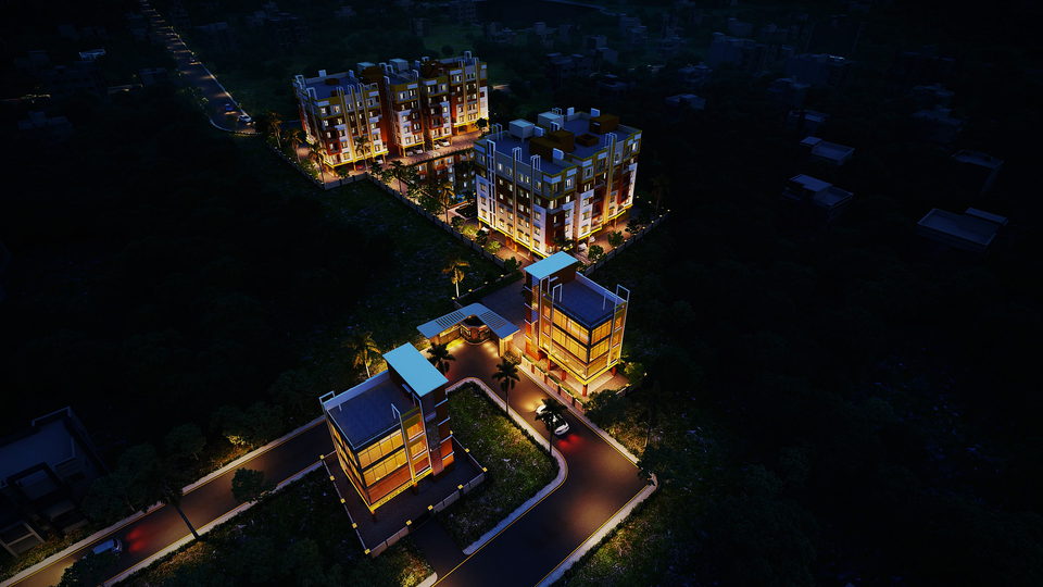 Meena Prime night ambience render