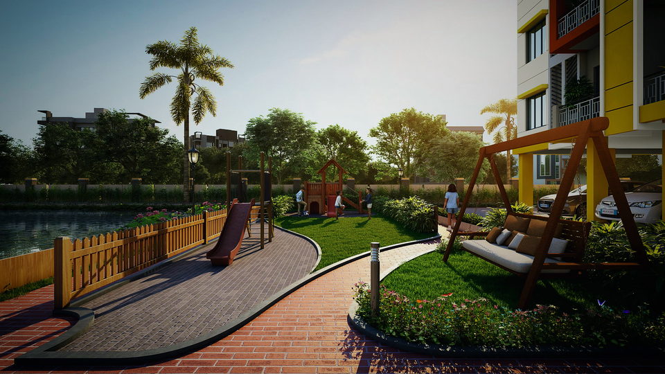 Meena Prime kids play area render
